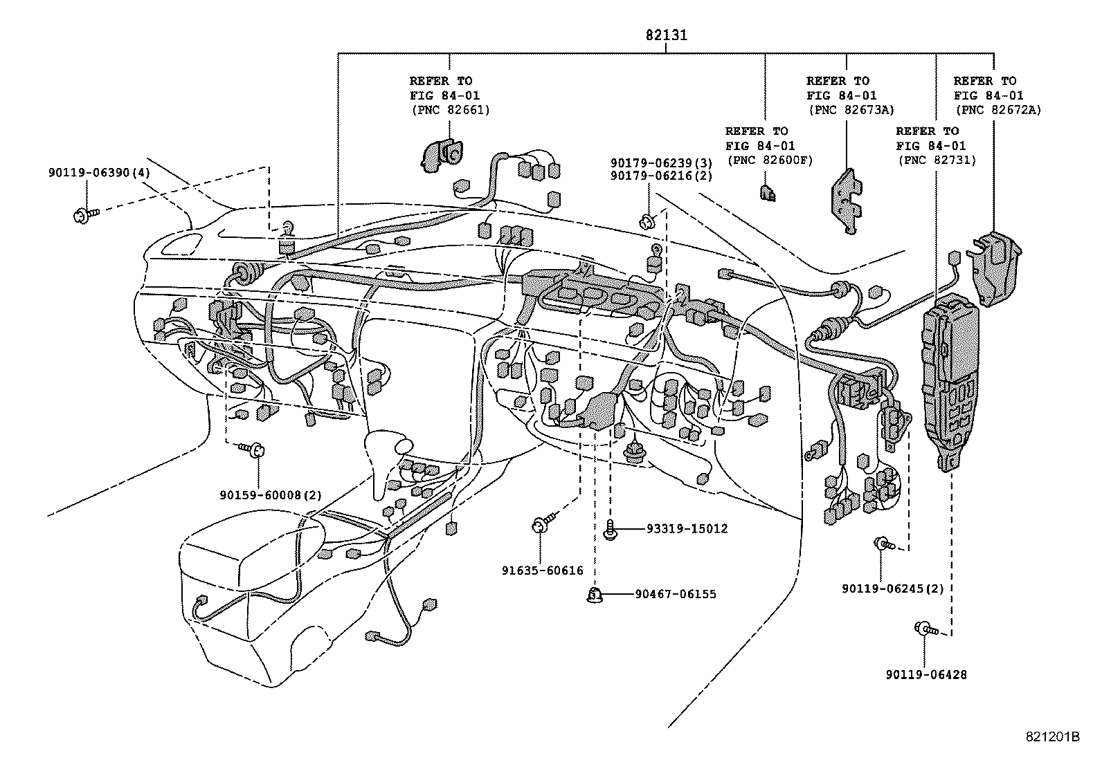 82124-30170 WIRE, ENGINE, NO.4 product image