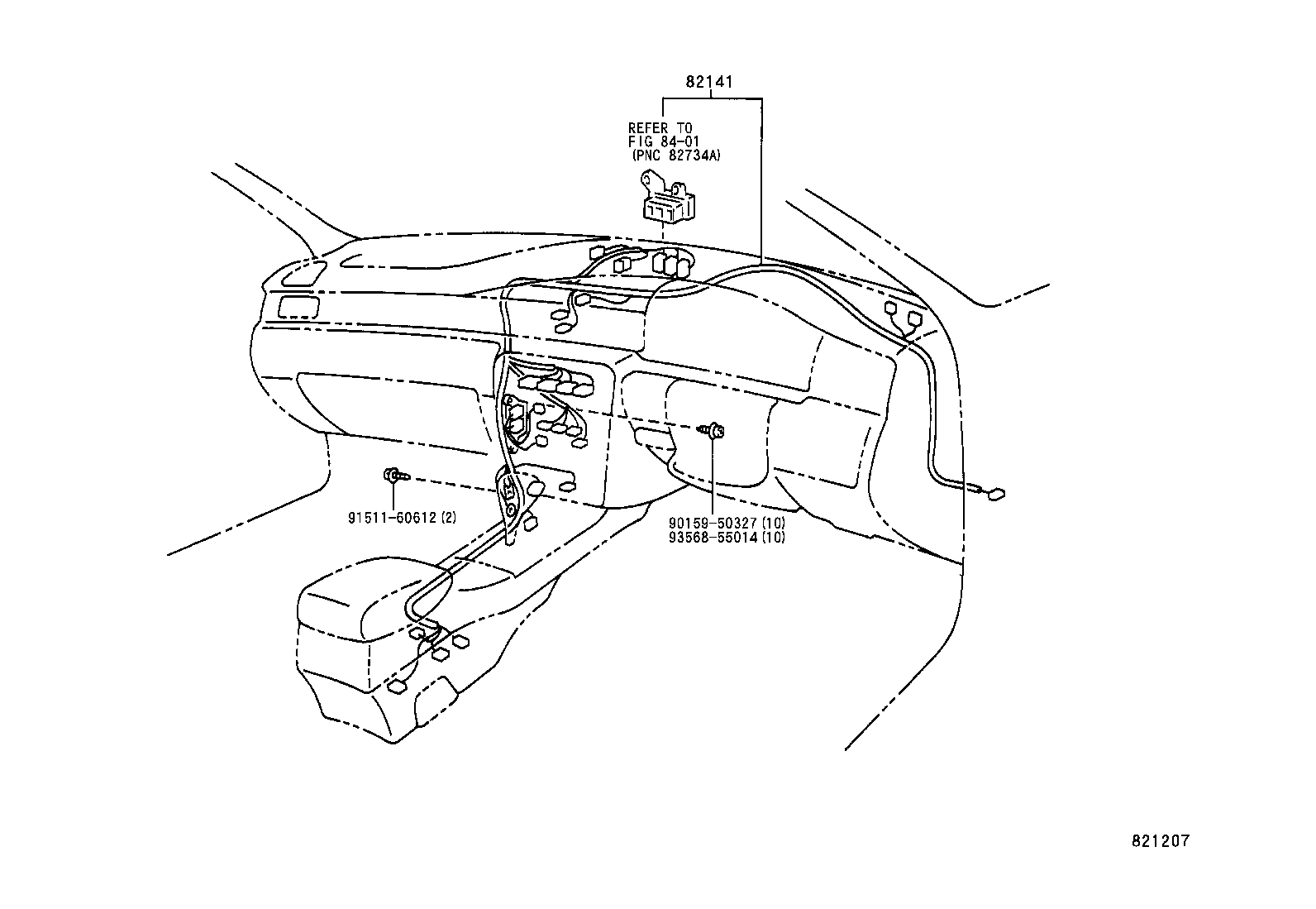 82122-30510 WIRE, ENGINE, NO.2 product image