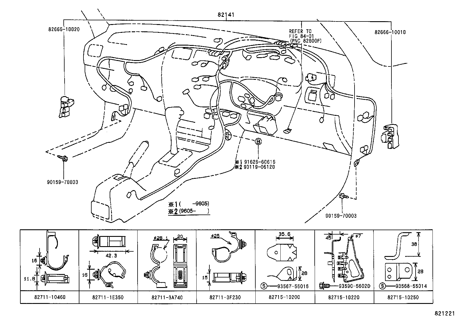 82121-1C360 WIRE, ENGINE product image