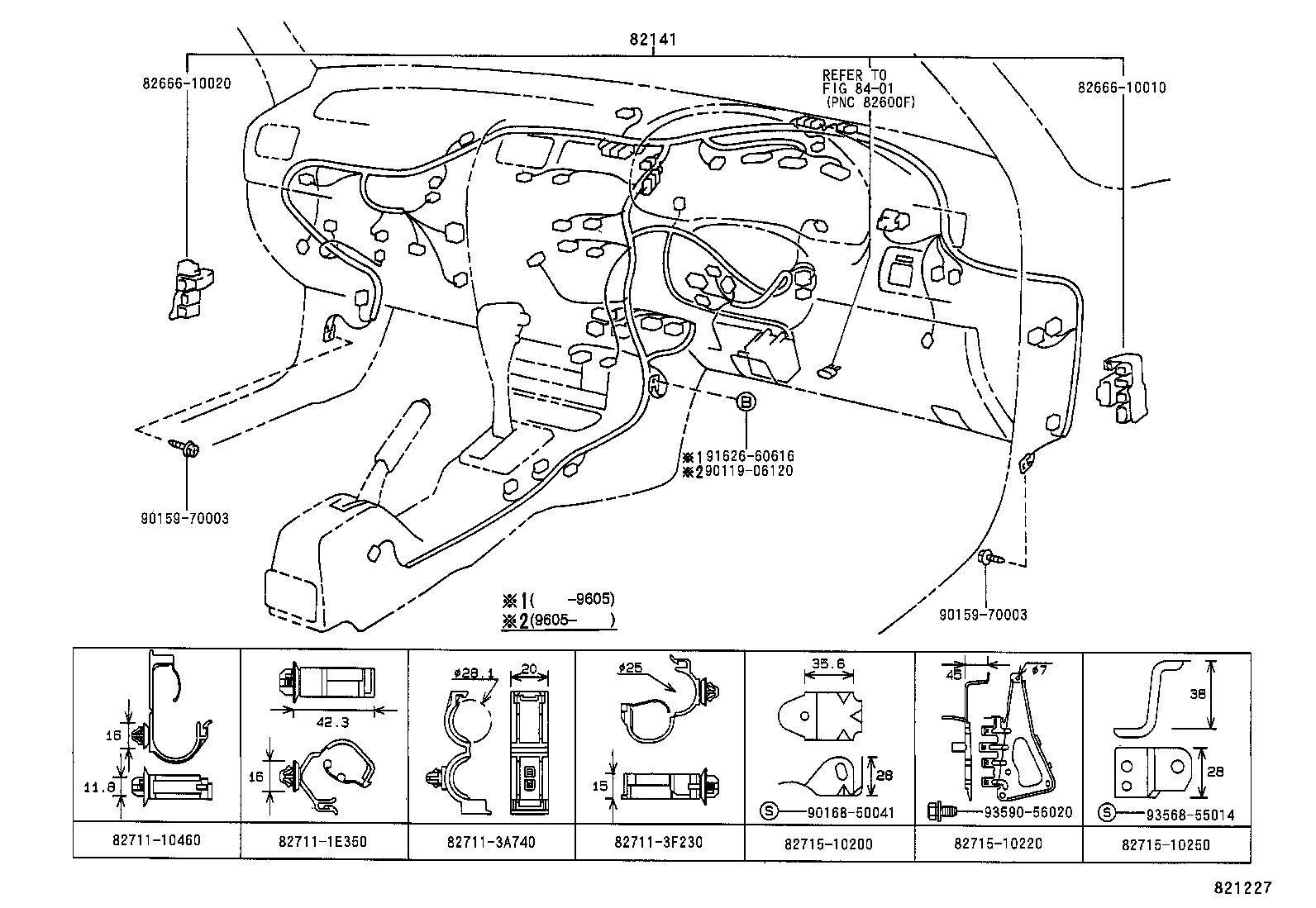82111-1C080 WIRE, ENGINE ROOM MAIN product image