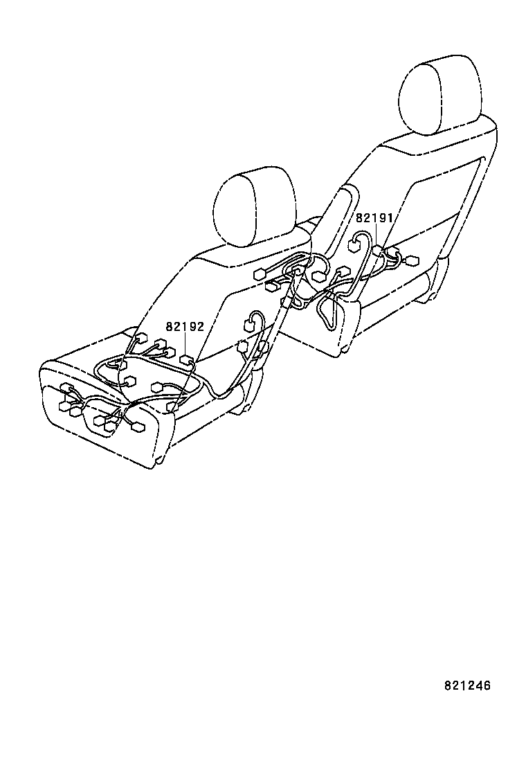82817-2A460 PROTECTOR, WIRING HARNESS, NO.2 product image