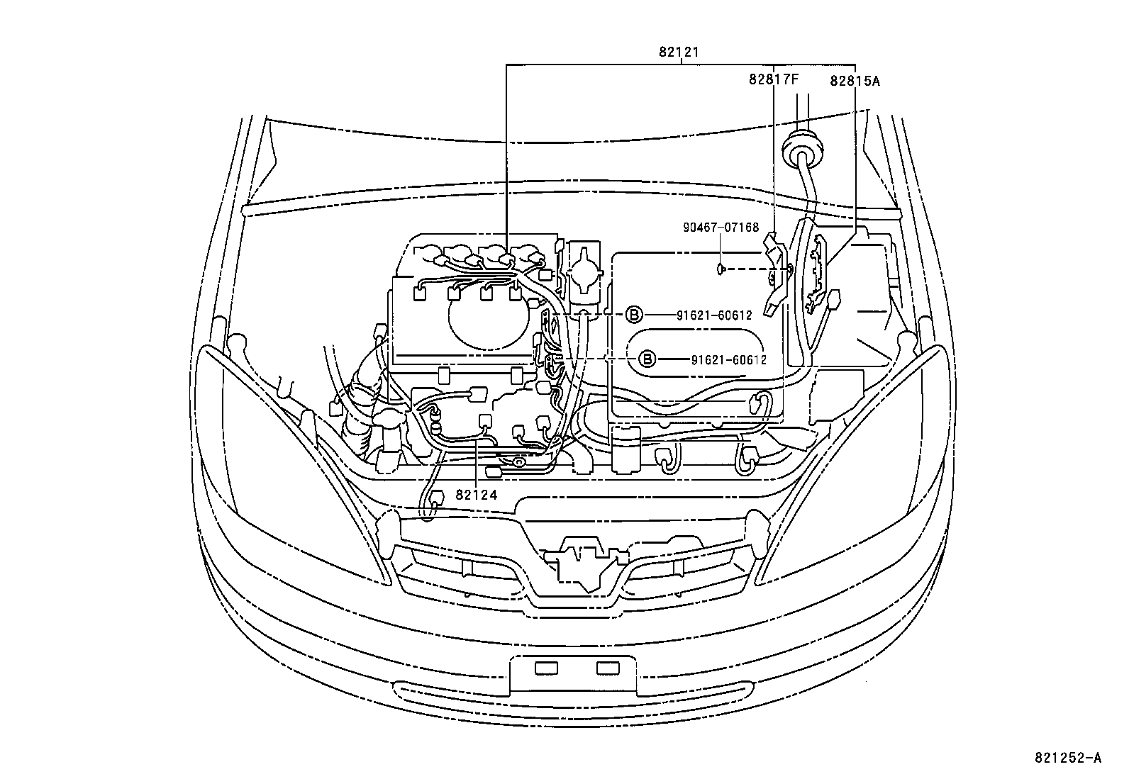 82817-47070 PROTECTOR, WIRING HARNESS, NO.2 product image