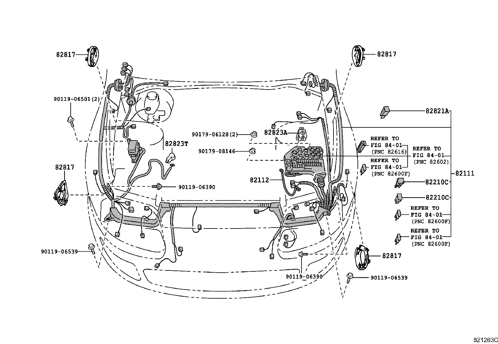 82121-14811 WIRE, ENGINE product image