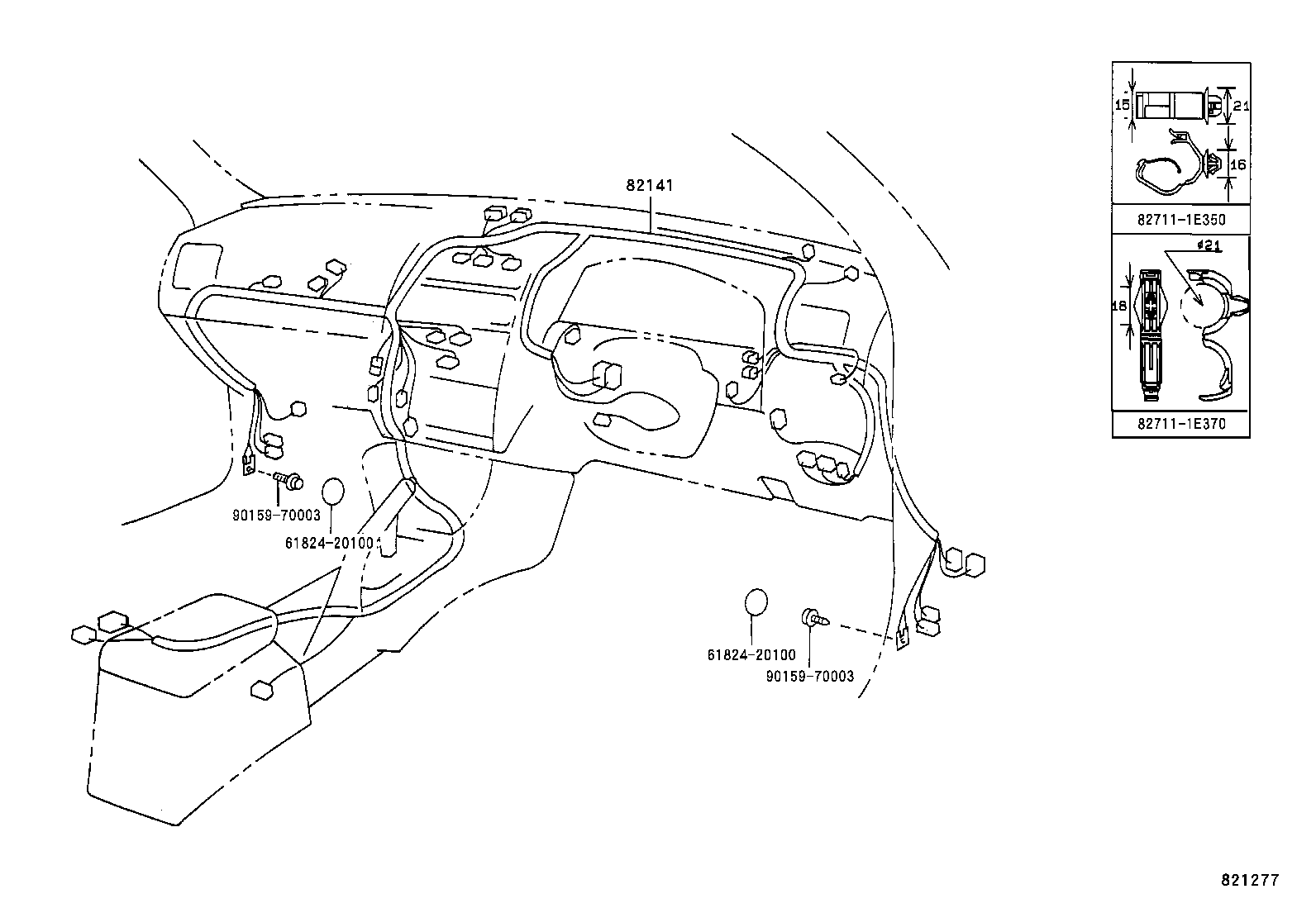 82111-2L290 WIRE, ENGINE ROOM MAIN product image