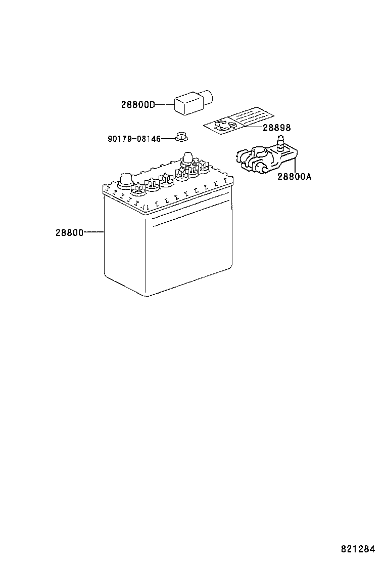 90982-05035 TERMINAL, BATTERY POSITIVE product image