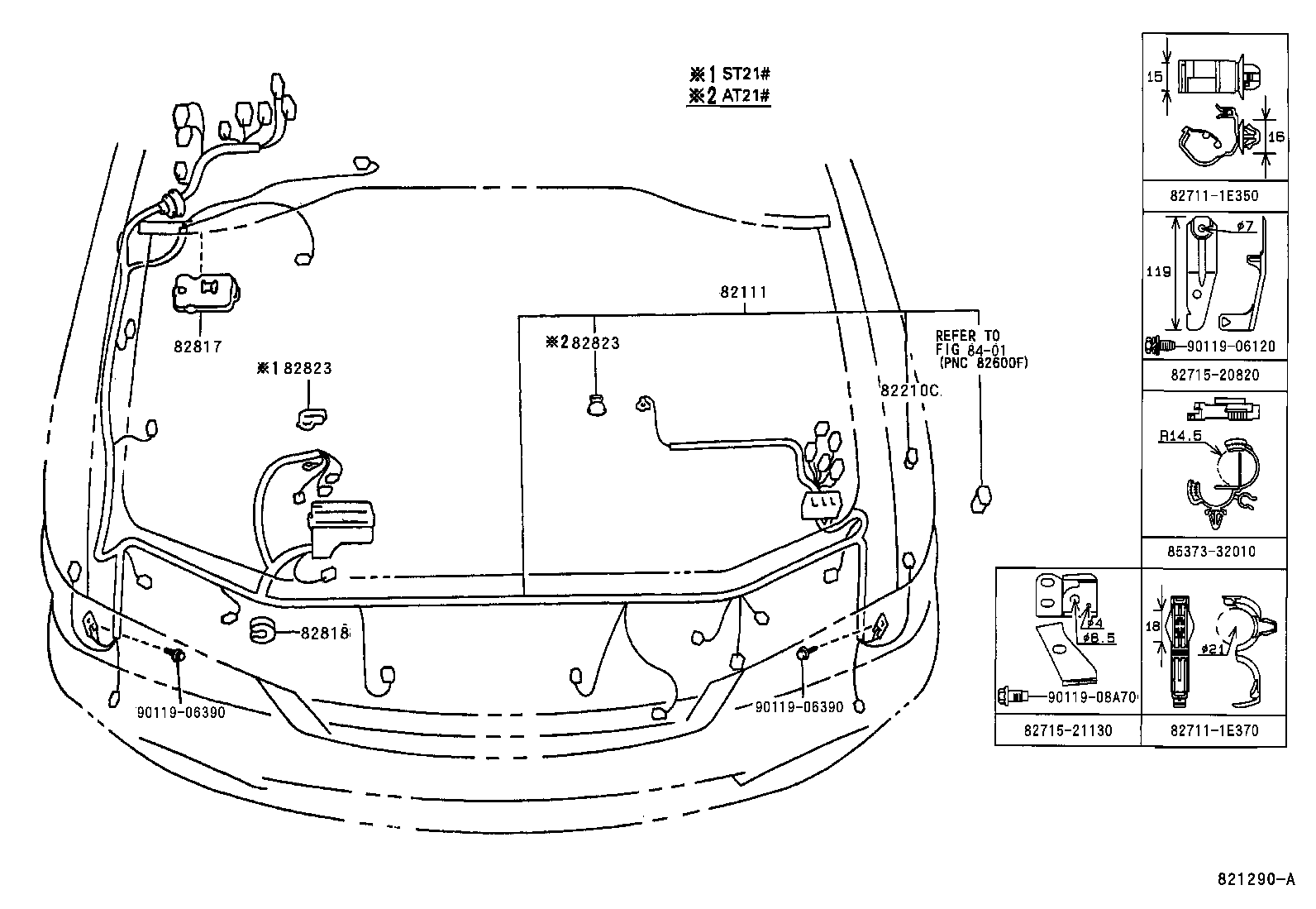 82111-2L290 WIRE, ENGINE ROOM MAIN product image
