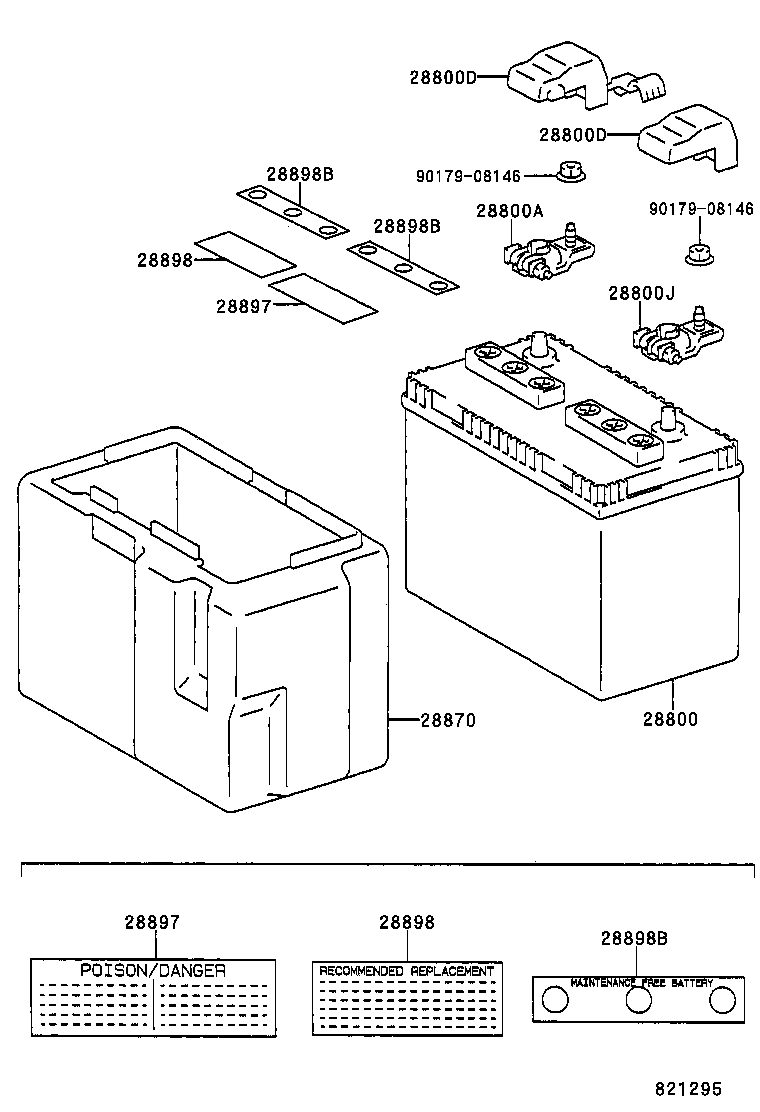 28800-50050 BATTERY product image