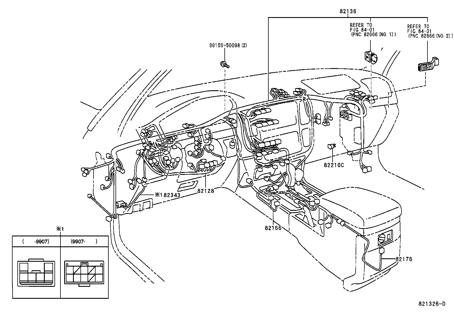 82025-60010 WIRING SUB-ASSY, FRONT SIDE product image