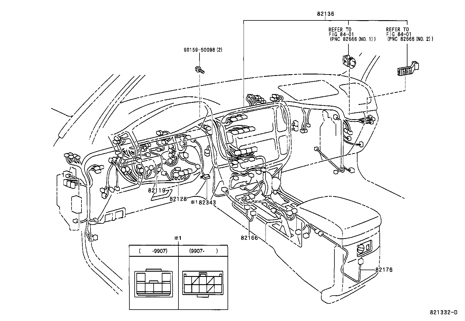 82122-60370 WIRE, ENGINE, NO.2 product image