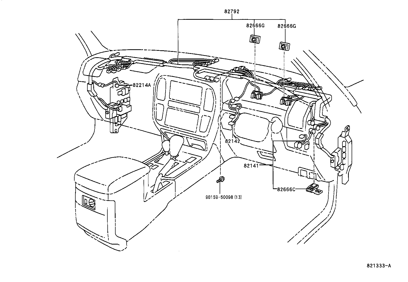 82122-60370 WIRE, ENGINE, NO.2 product image