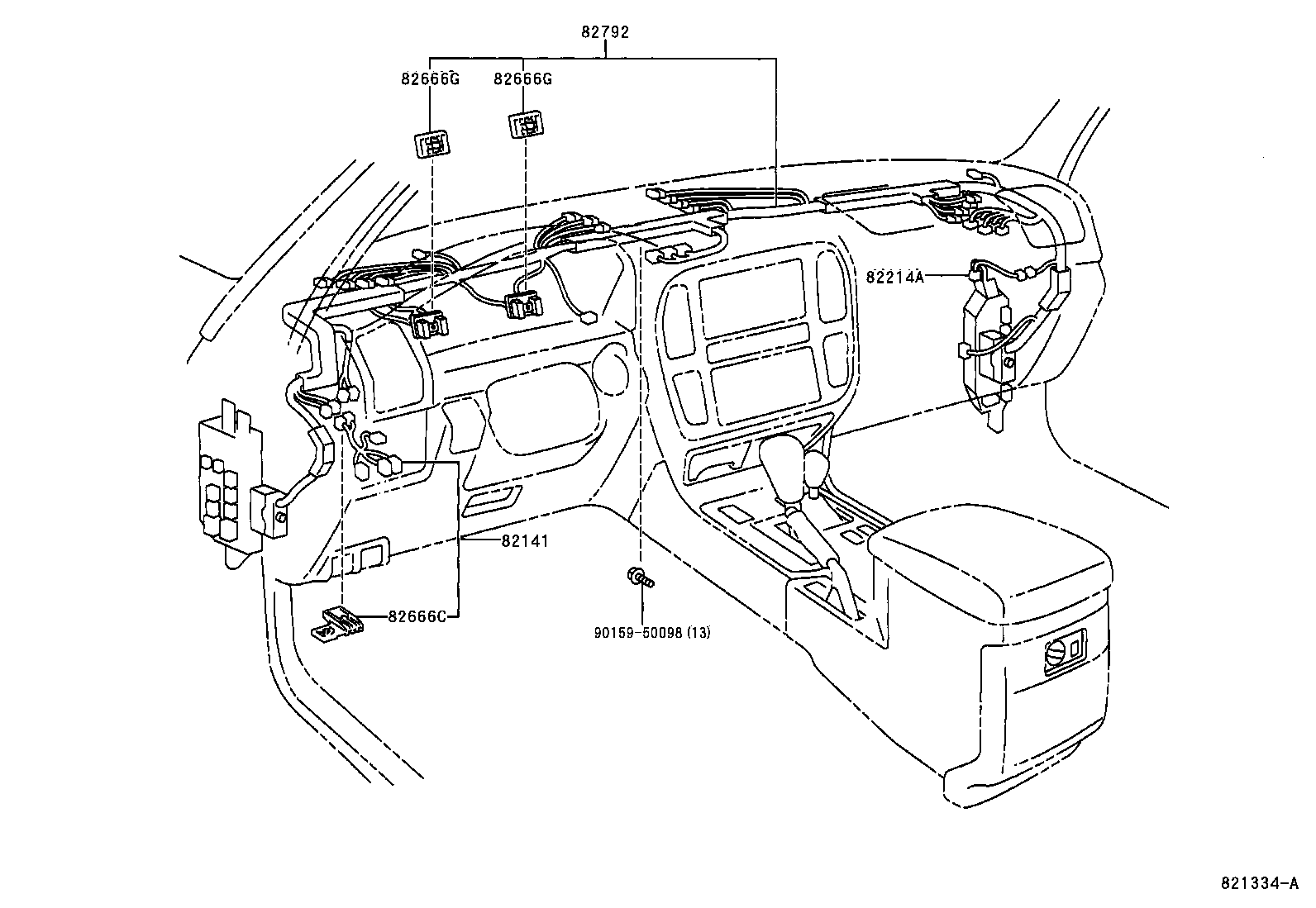 82122-60370 WIRE, ENGINE, NO.2 product image