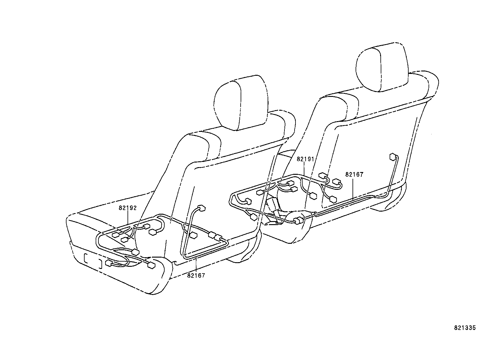 82122-60370 WIRE, ENGINE, NO.2 product image