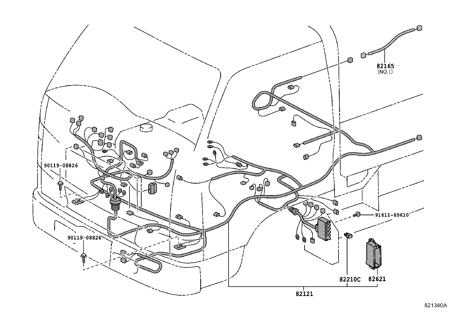 82050-89109 WIRE, ENGINE product image