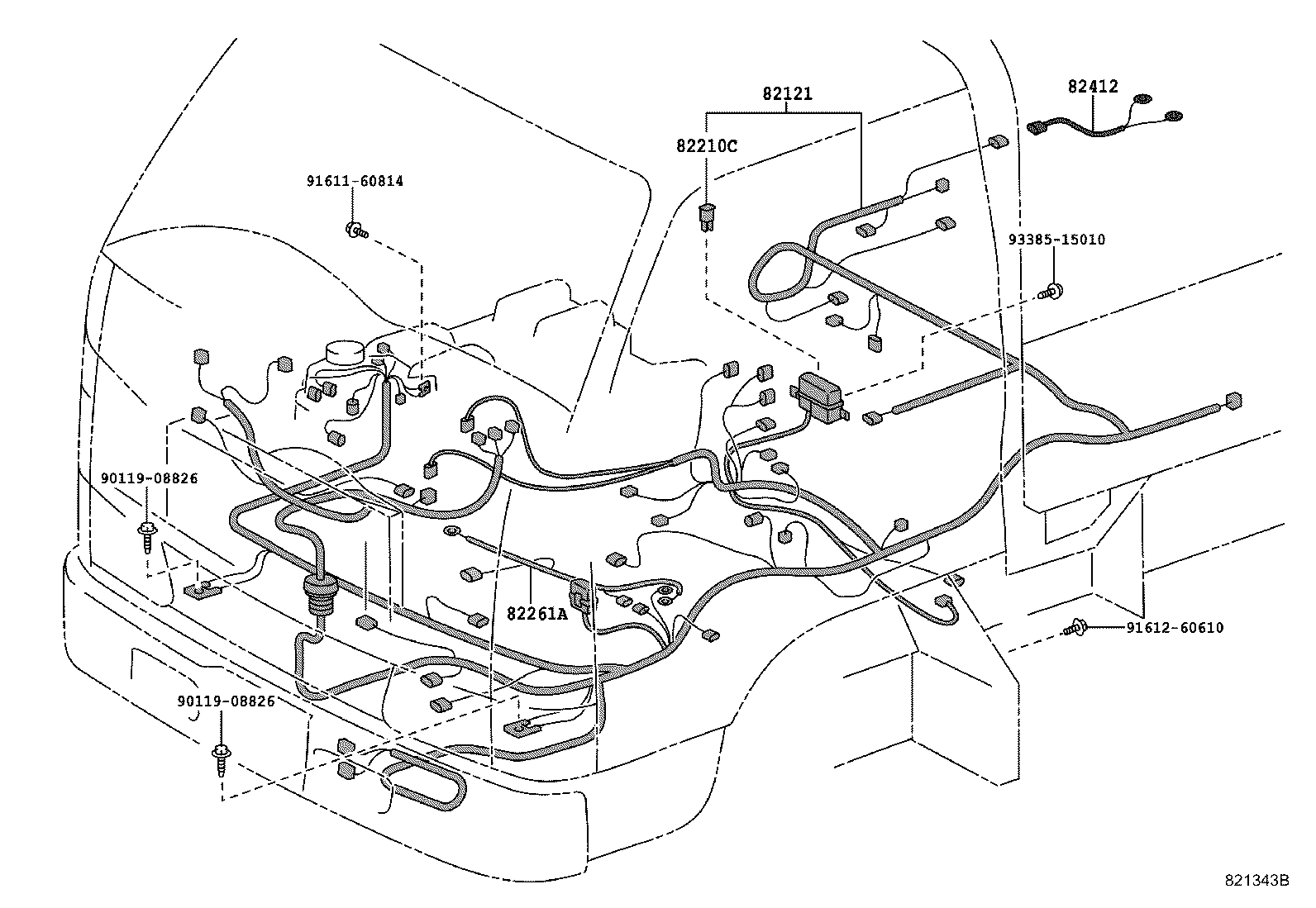 82050-89109 WIRE, ENGINE product image