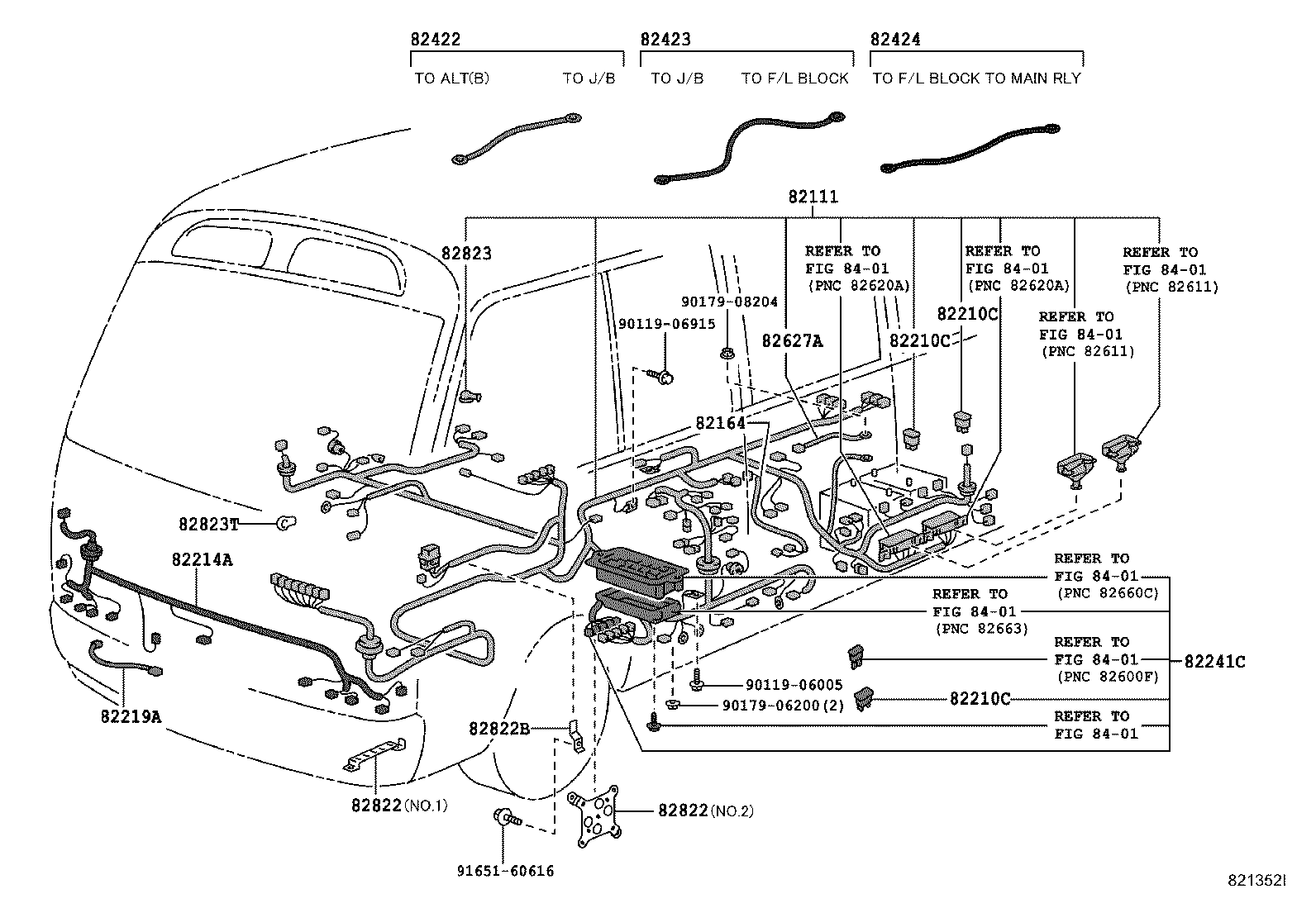 82817-36090 PROTECTOR, WIRING HARNESS, NO.1 product image