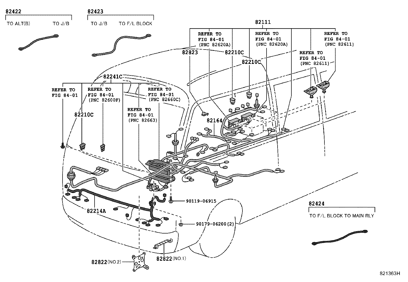 82817-36090 PROTECTOR, WIRING HARNESS, NO.1 product image