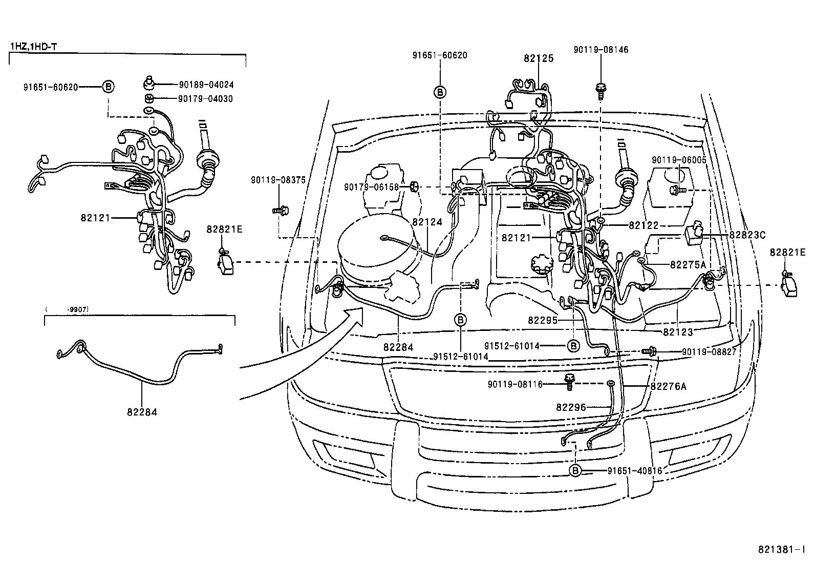 82081-0G010 WIRING ASSY, DOOR LOCK product image
