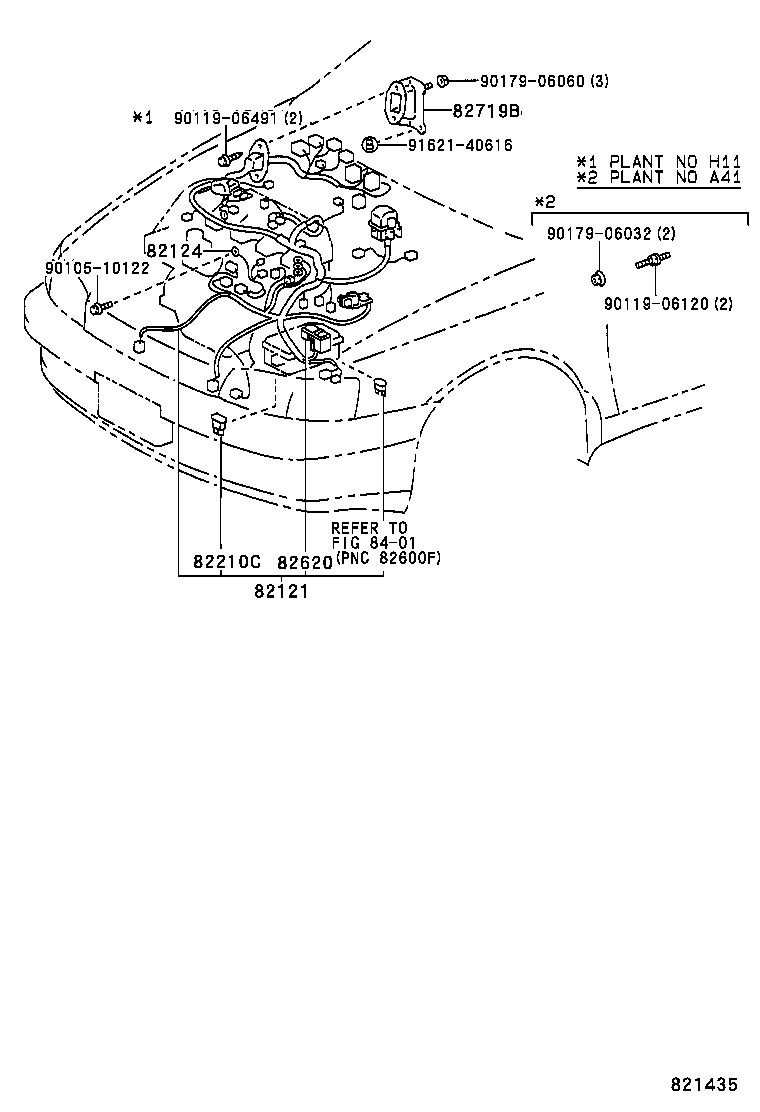 82151-2D590 WIRE, FRONT DOOR, RH product image