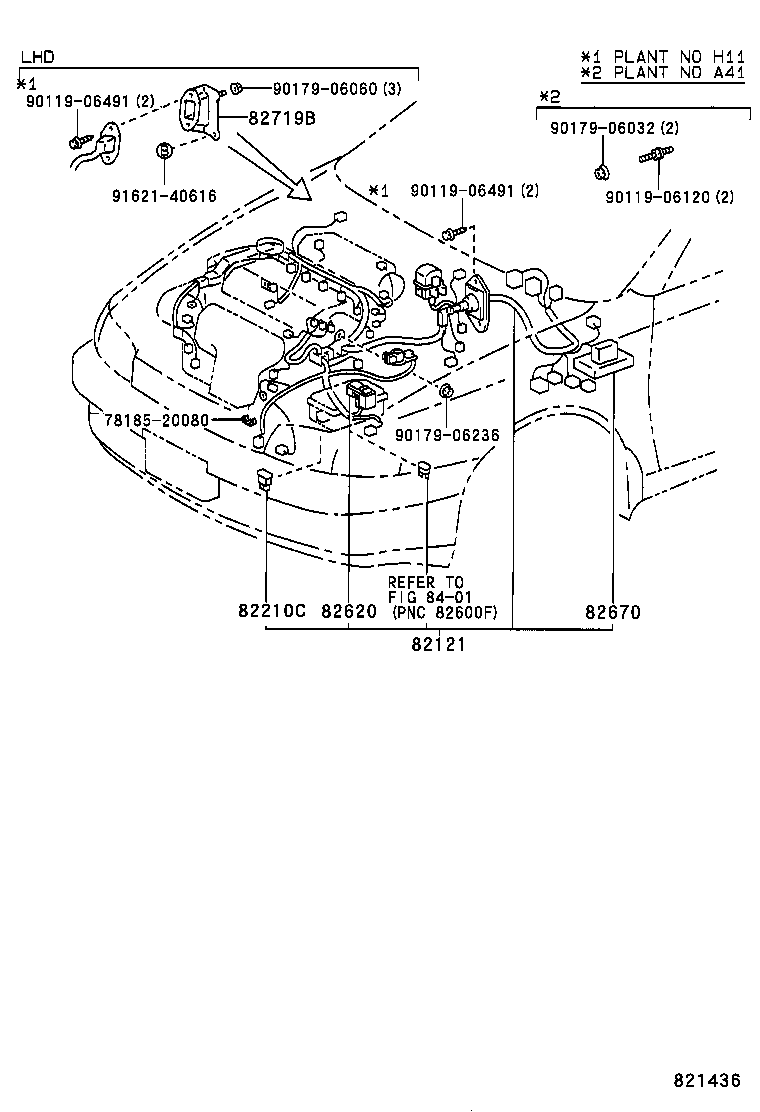 82151-2D590 WIRE, FRONT DOOR, RH product image