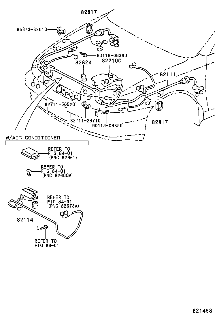 82121-05260 WIRE, ENGINE product image