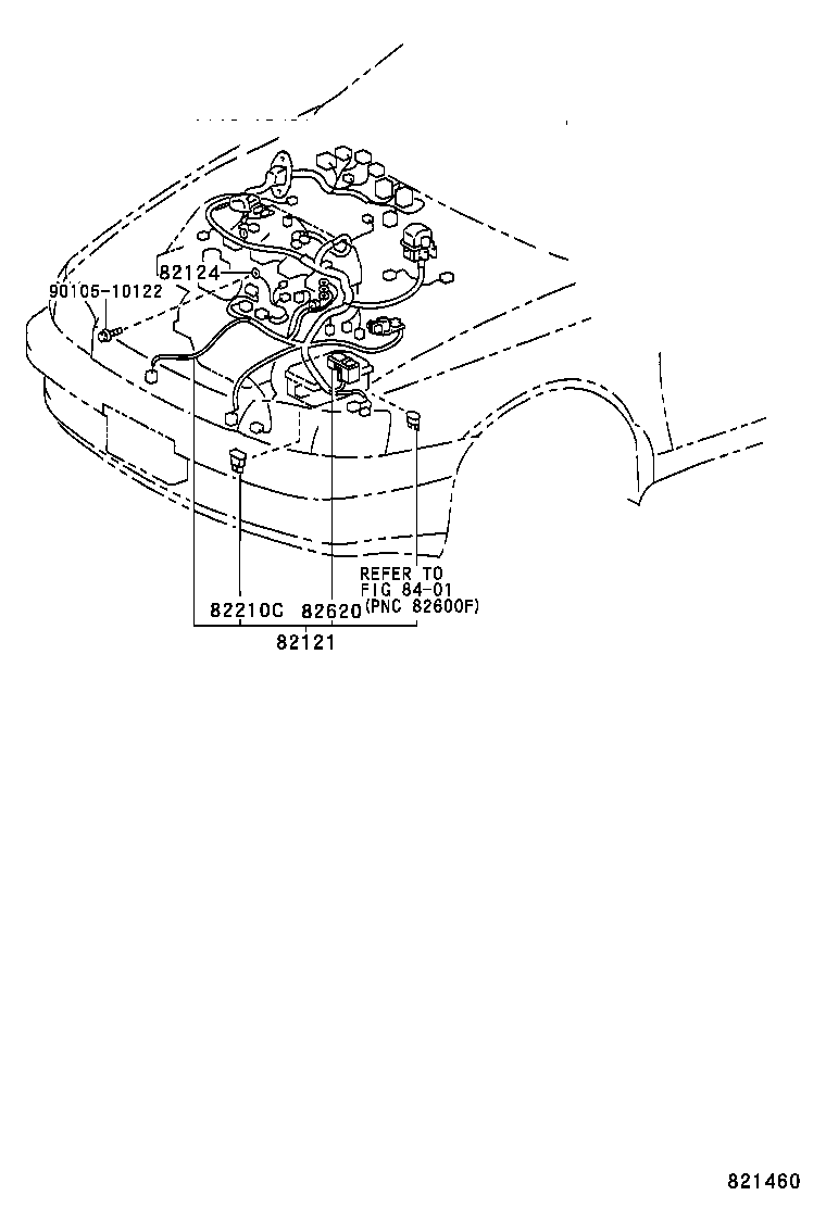 82121-05260 WIRE, ENGINE product image
