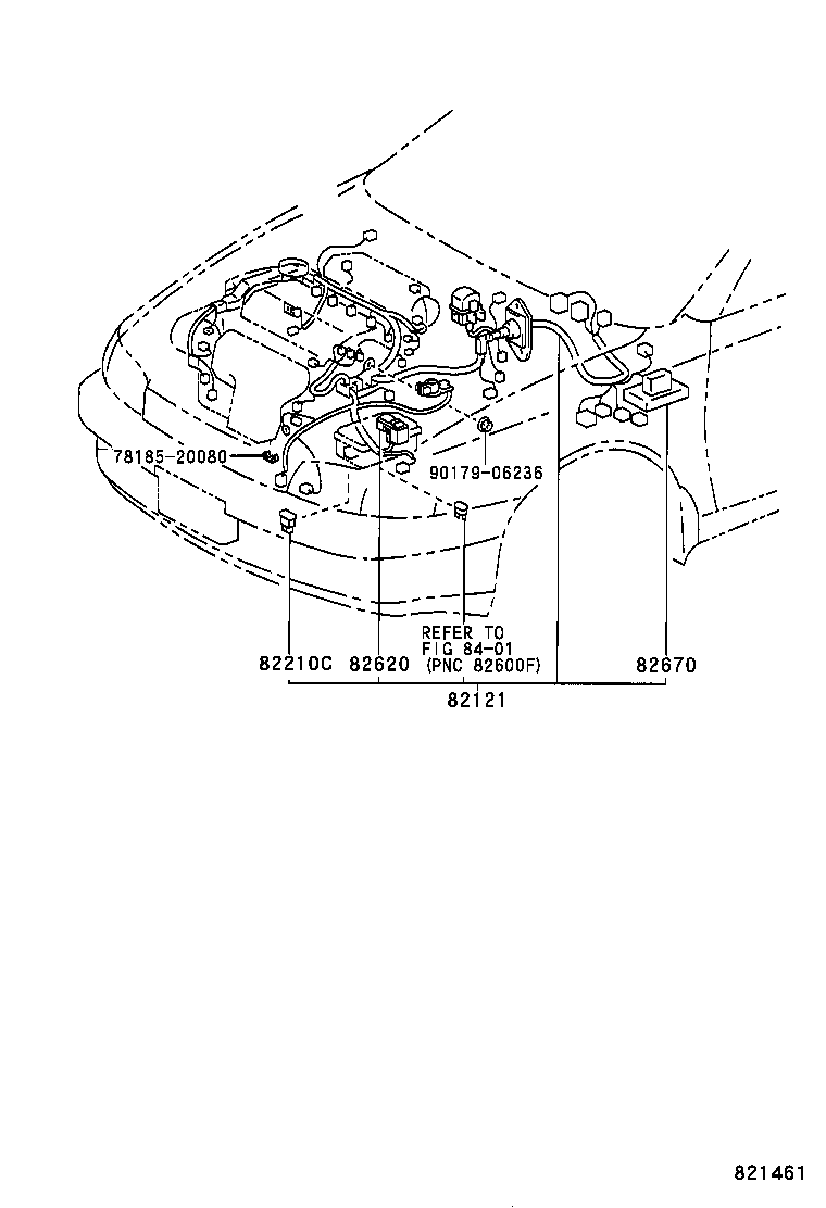 82121-05260 WIRE, ENGINE product image