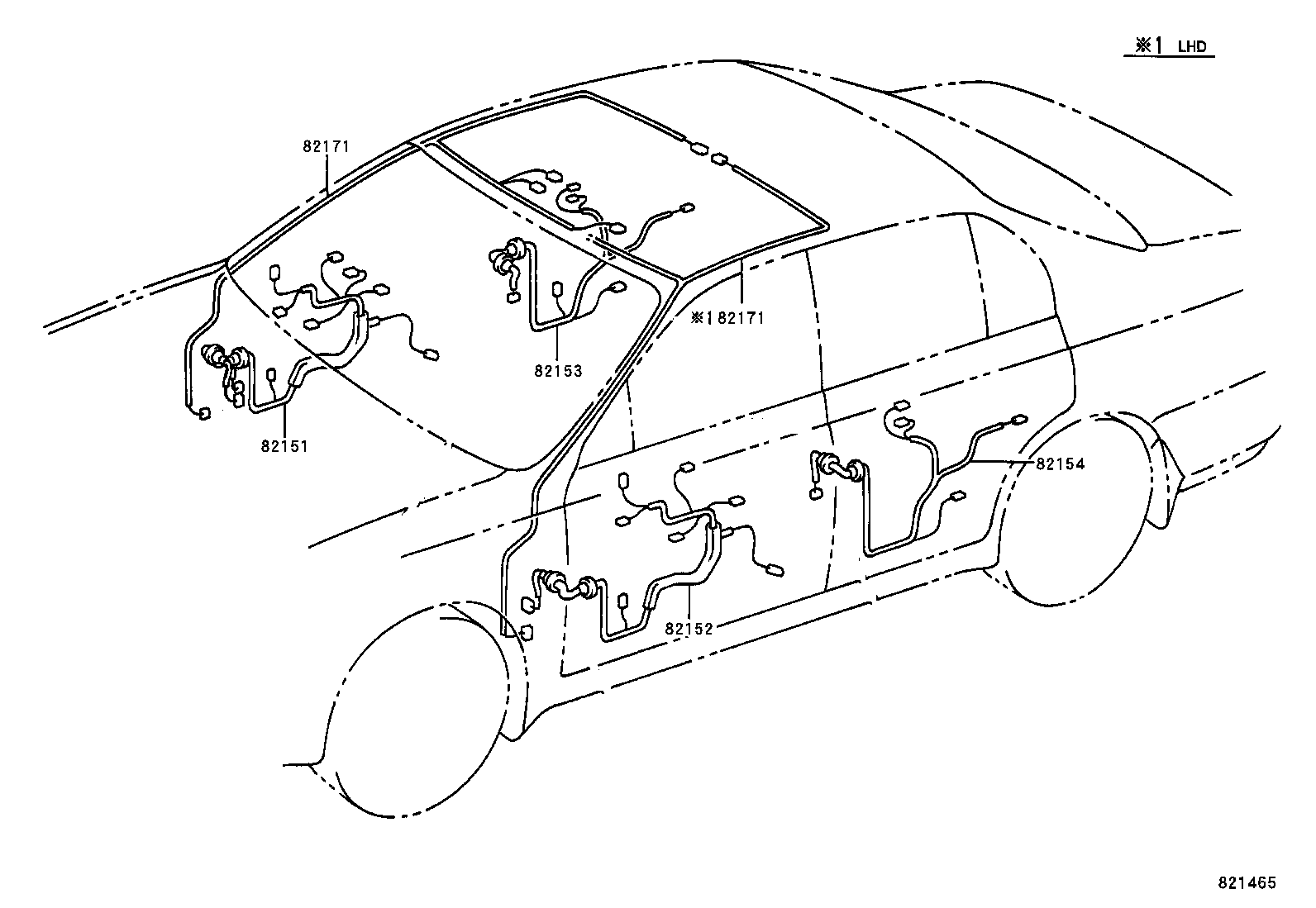 82121-05260 WIRE, ENGINE product image