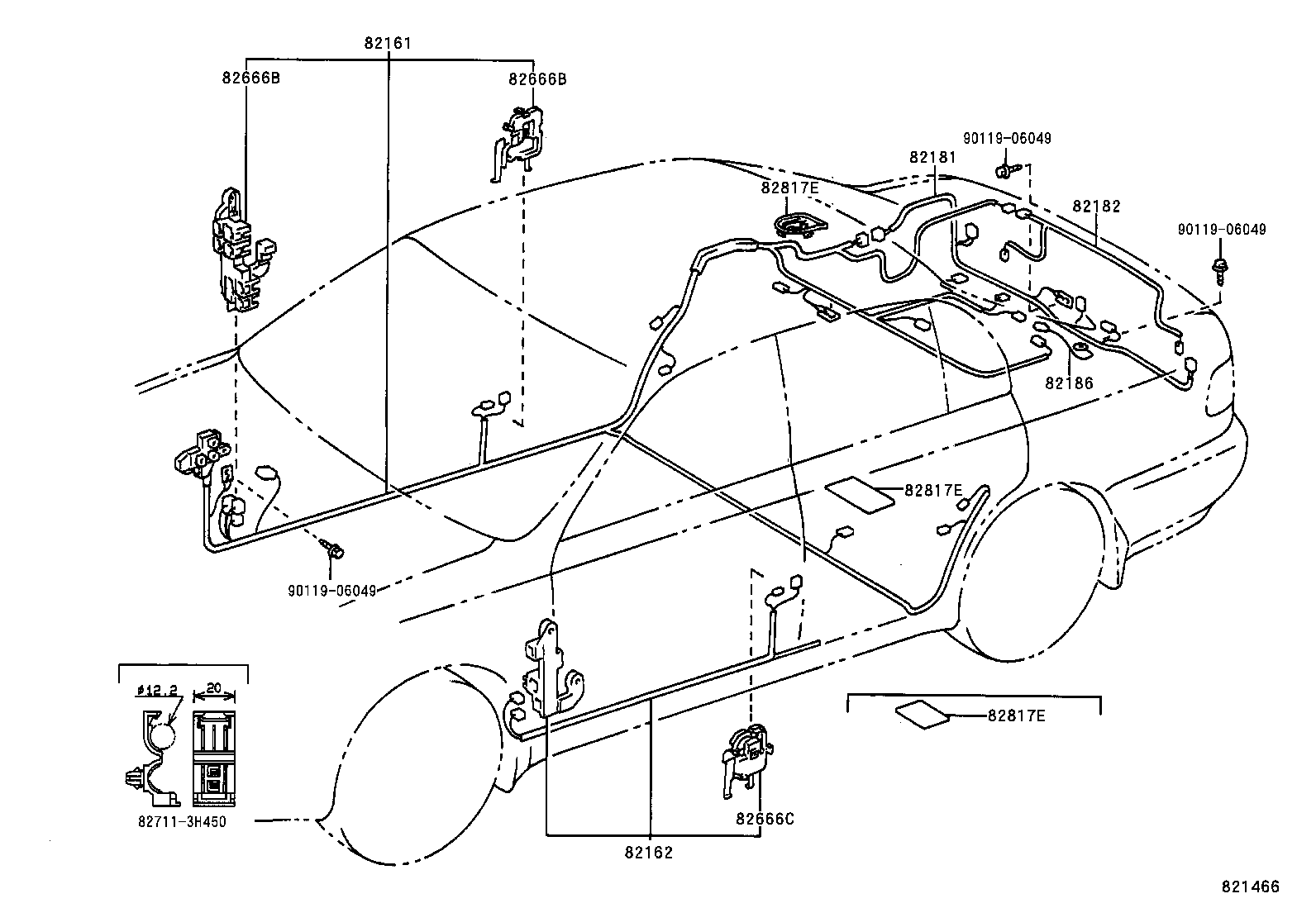 82121-05260 WIRE, ENGINE product image