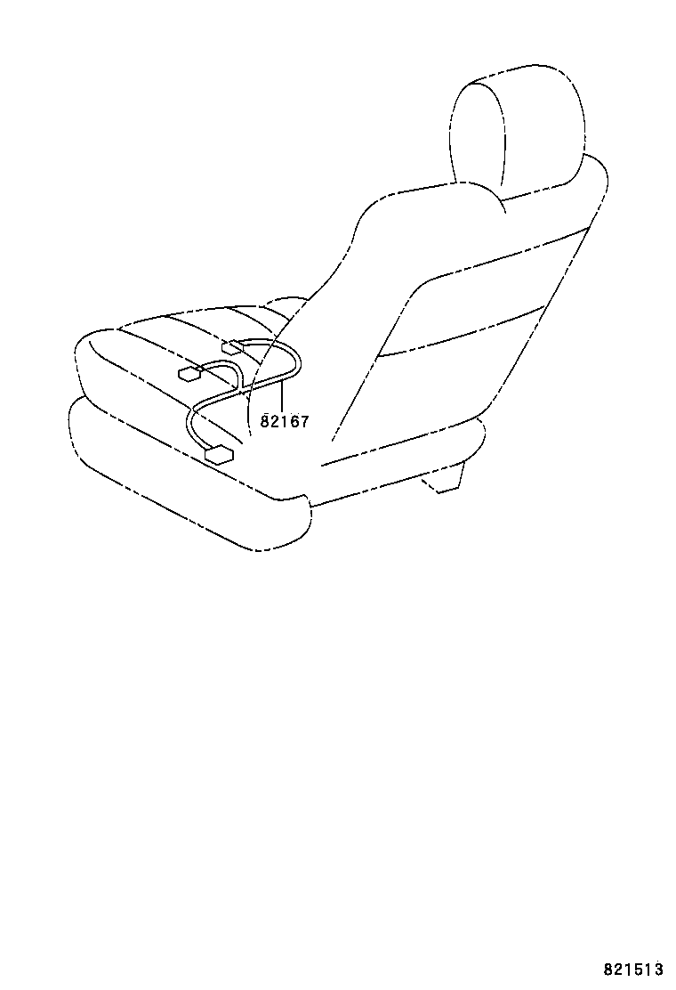 82151-06210 WIRE, FRONT DOOR, RH product image