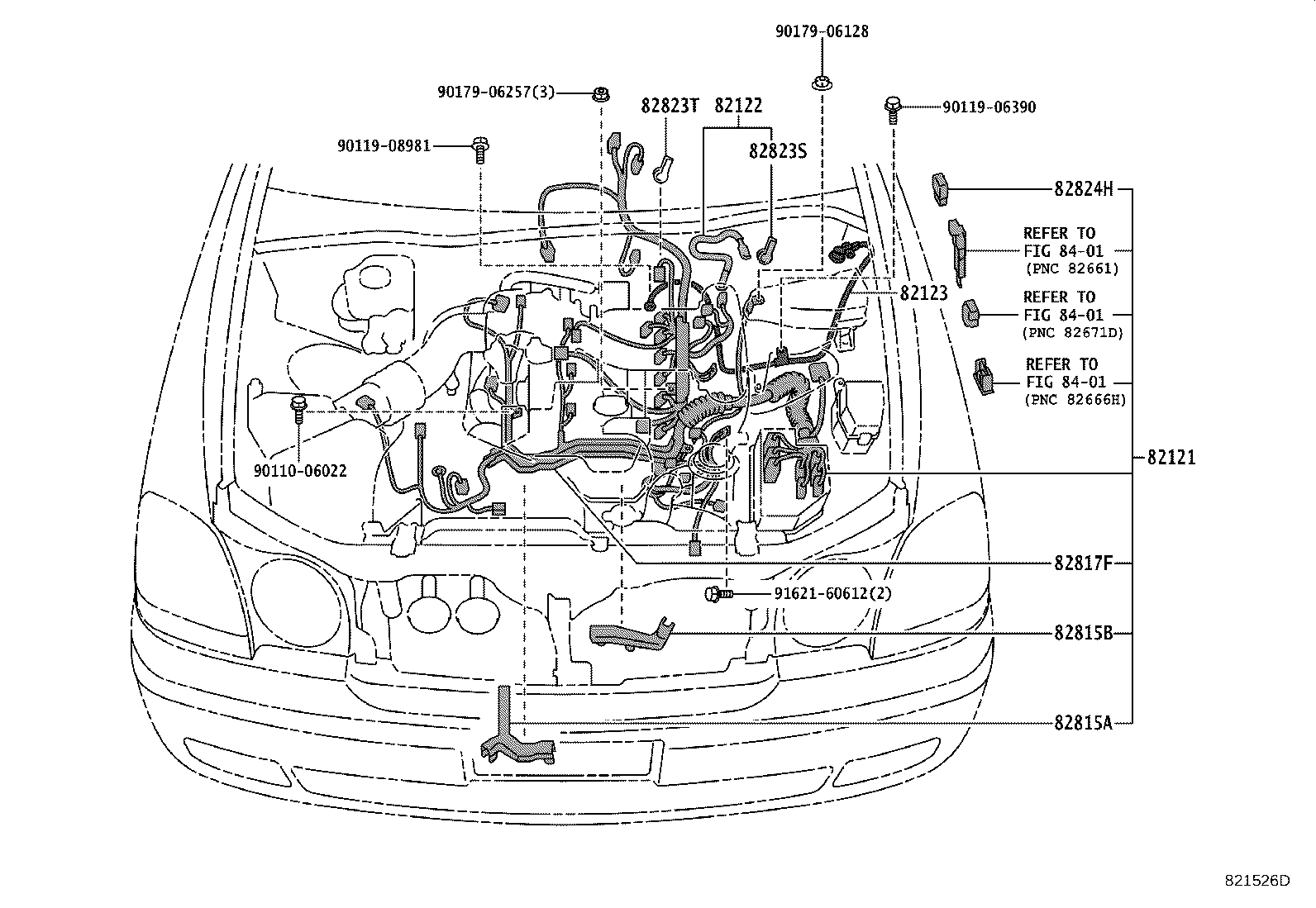 82817-51050 PROTECTOR, WIRING HARNESS, NO.2 product image