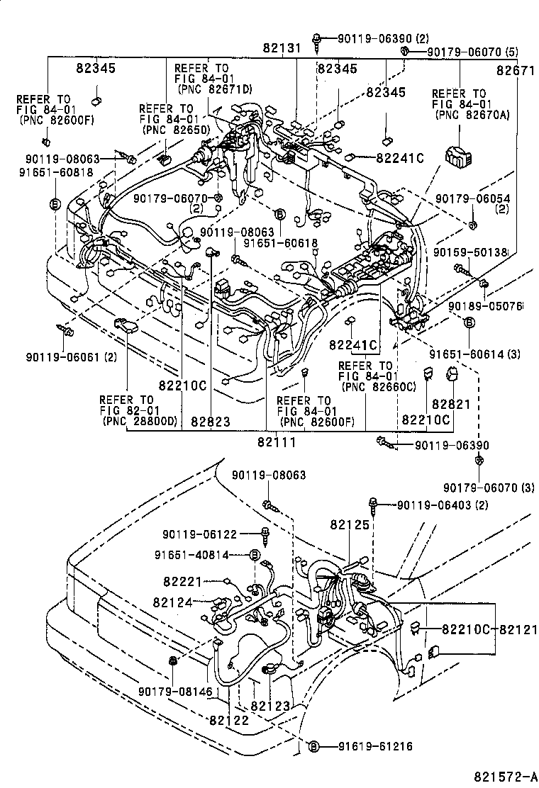 82122-30341 WIRE, ENGINE, NO.2 product image