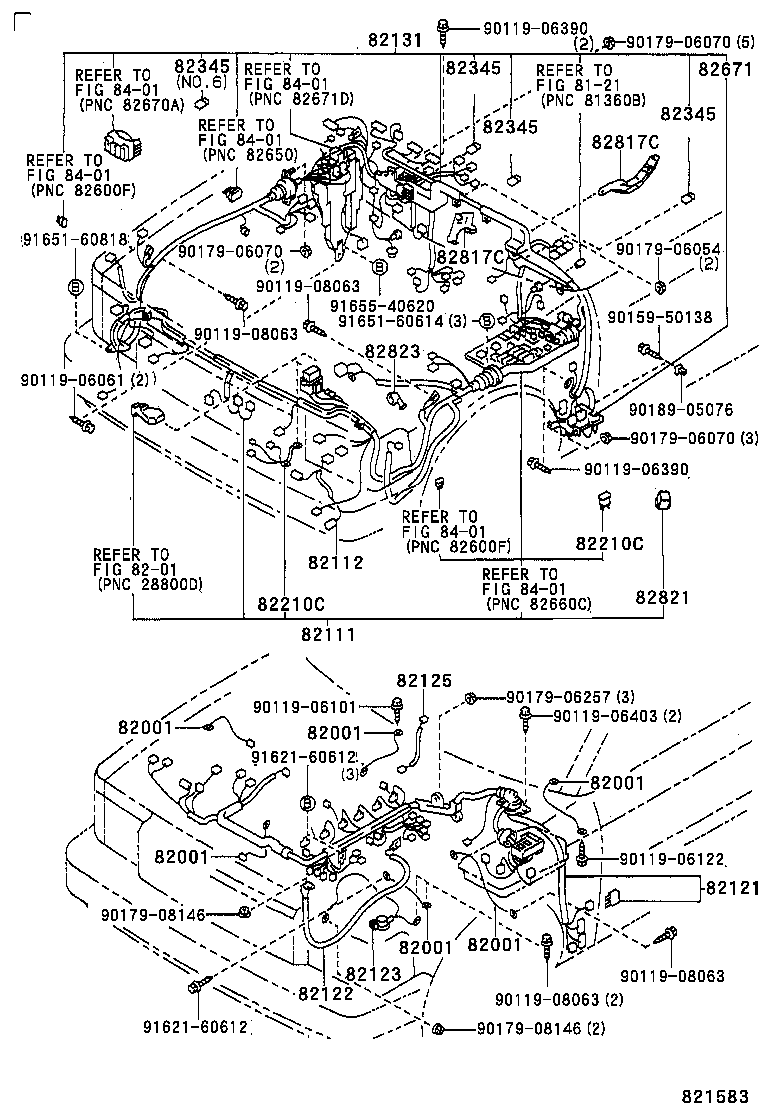 82122-30341 WIRE, ENGINE, NO.2 product image
