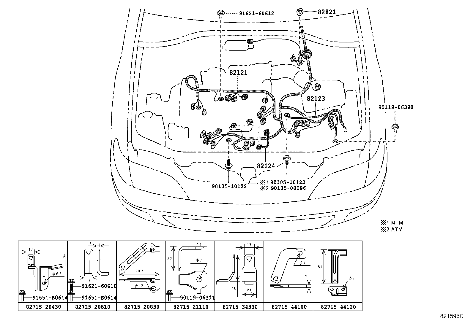 82151-2G402 WIRE, FRONT DOOR, RH product image