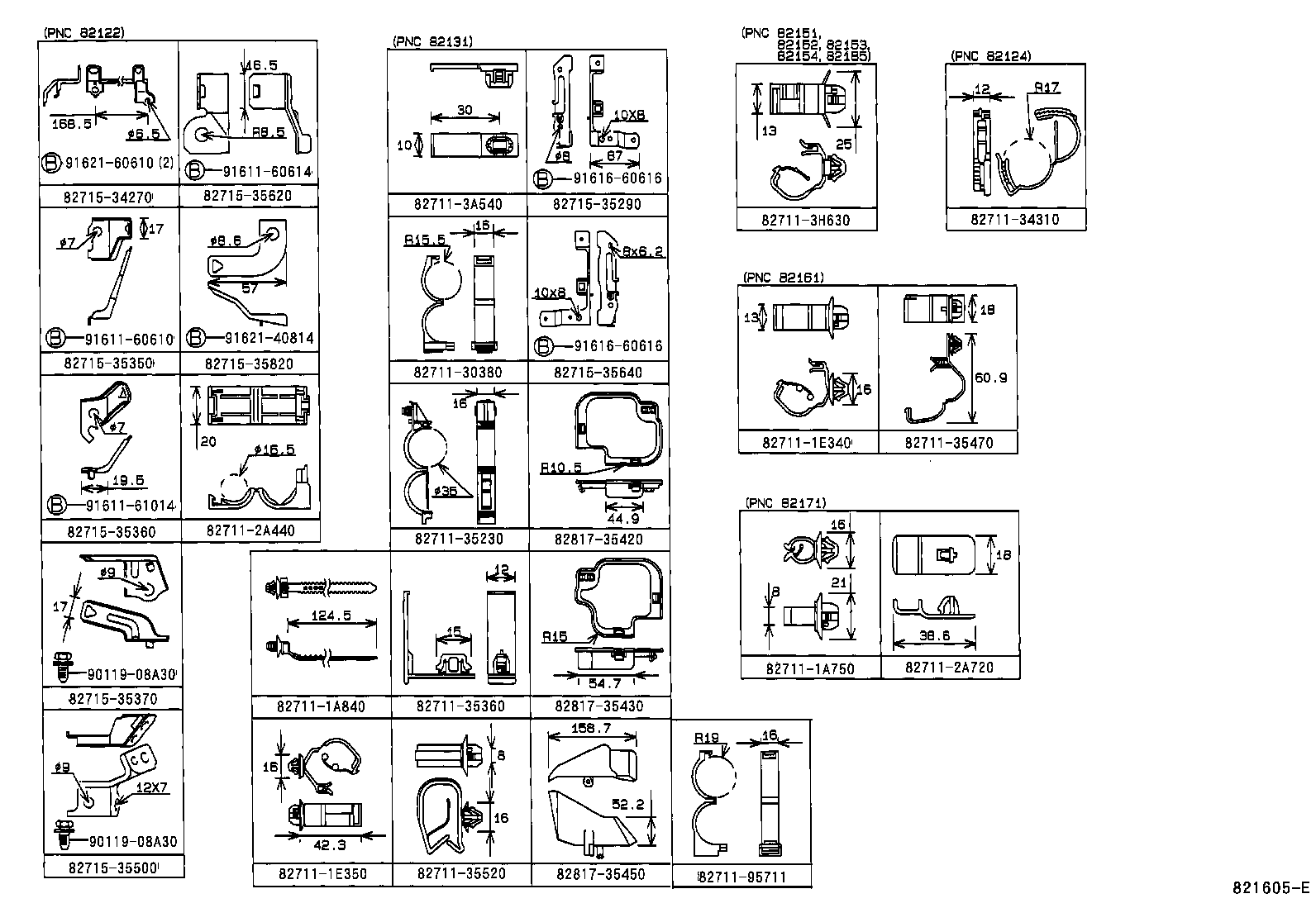 82151-35100 WIRE, FRONT DOOR, RH product image