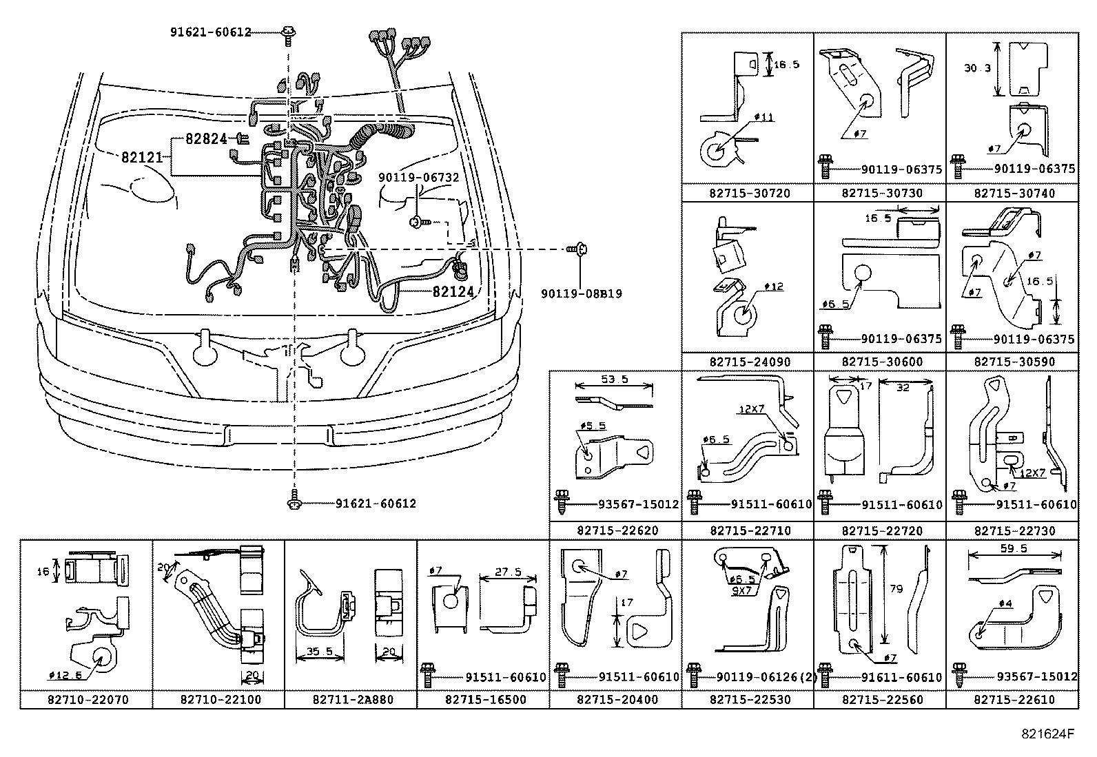 82817-3K160 PROTECTOR, WIRING HARNESS, NO.2 product image