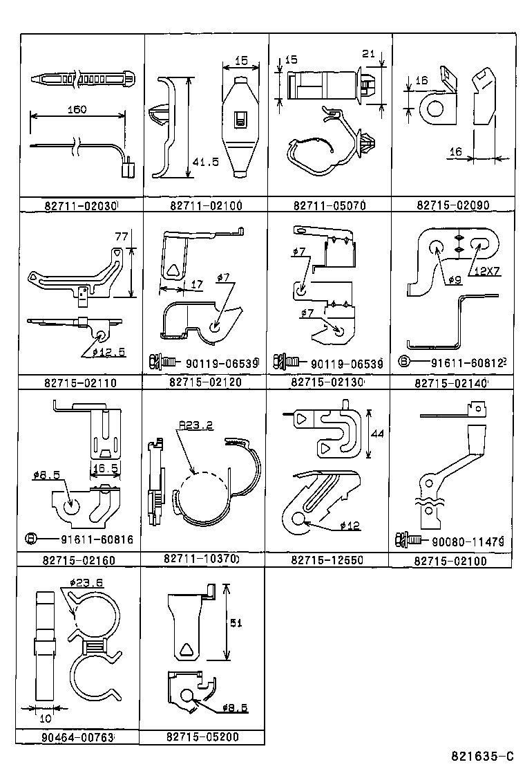 82121-02401 WIRE, ENGINE product image