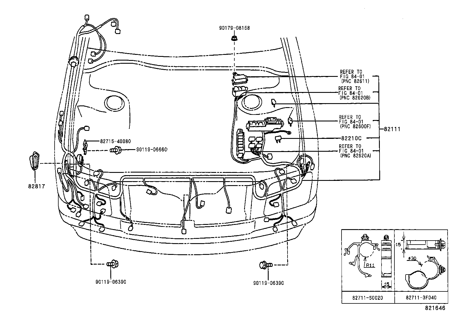 82817-5A790 PROTECTOR, WIRING HARNESS, NO.1 product image