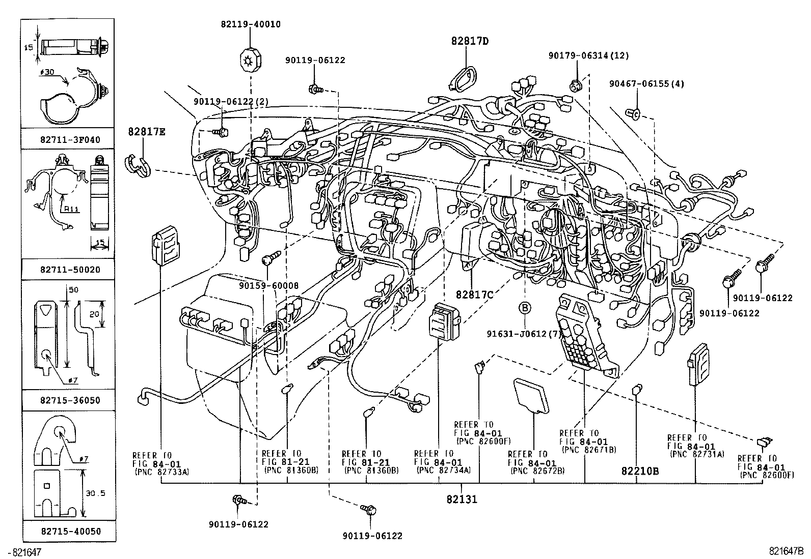 82817-5A790 PROTECTOR, WIRING HARNESS, NO.1 product image