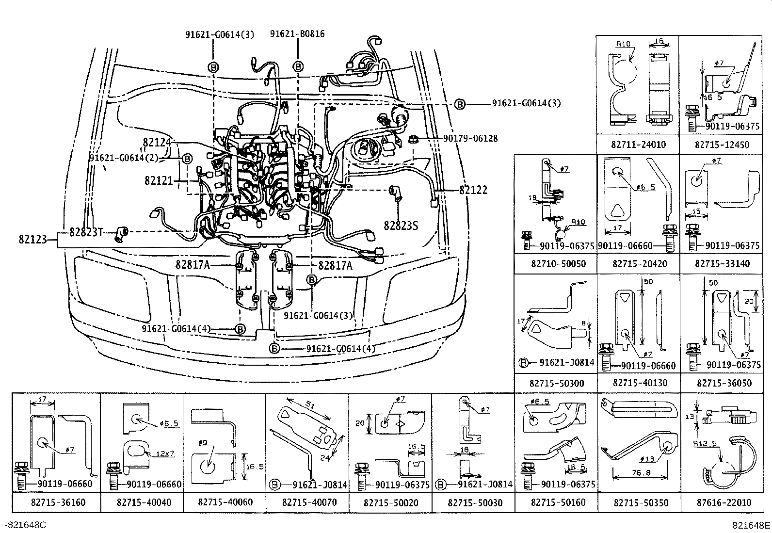 82817-5A790 PROTECTOR, WIRING HARNESS, NO.1 product image