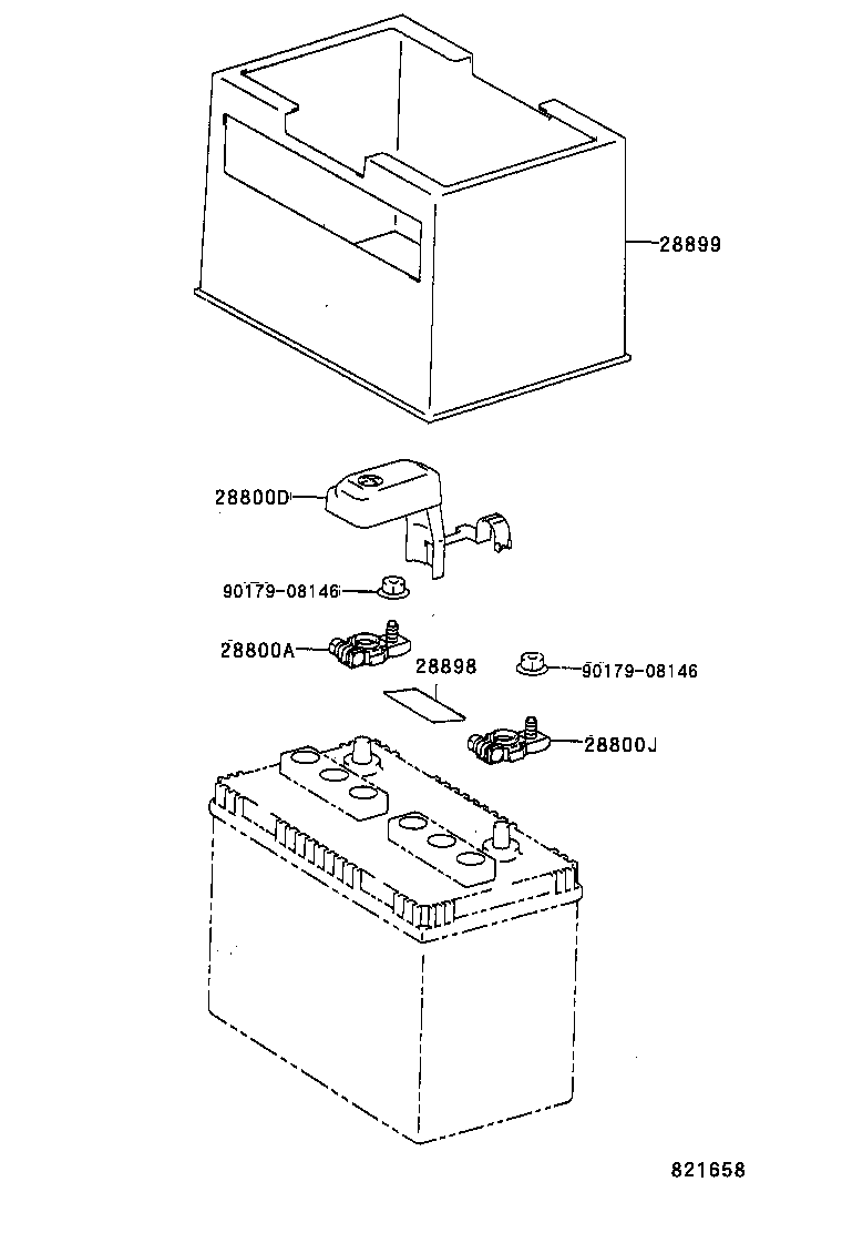 28898-AA010 PLATE, BATTERY product image