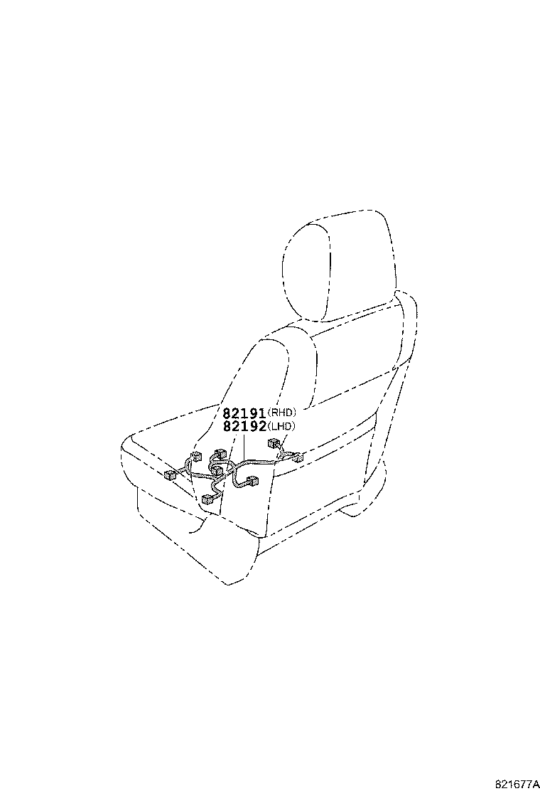 82046-53010 BRACKET, RADIO EARTH product image
