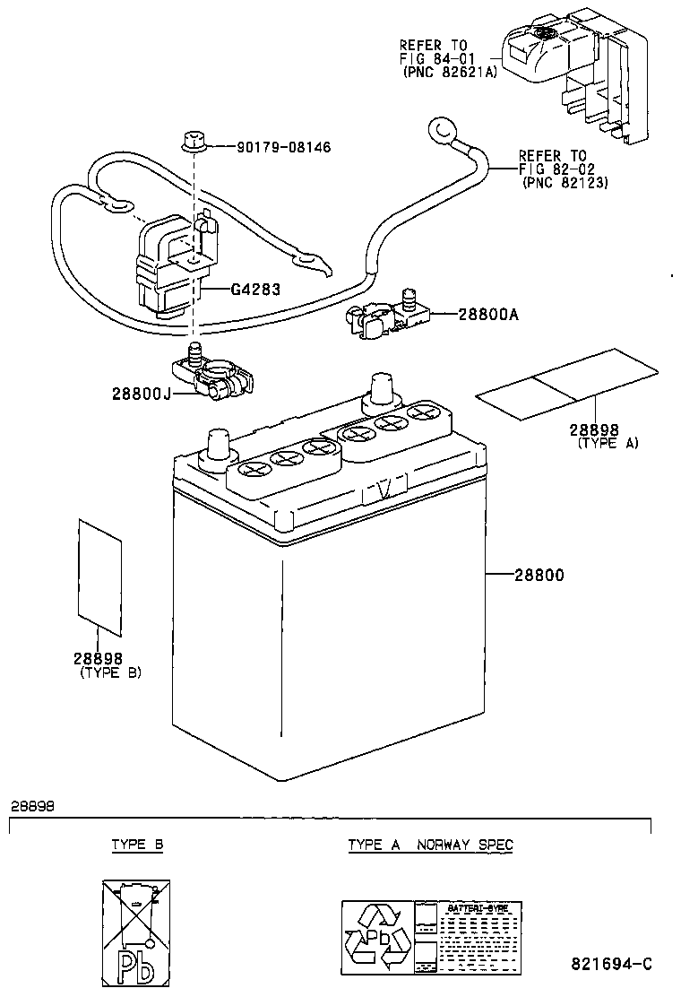 28898-46010 PLATE, BATTERY product image
