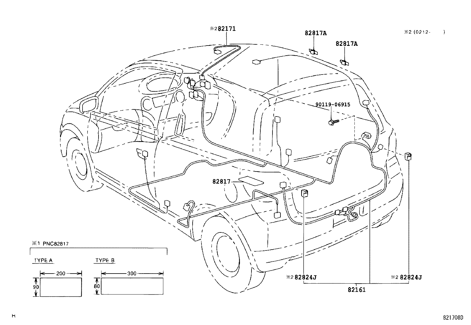 82111-52011 WIRE, ENGINE ROOM MAIN product image