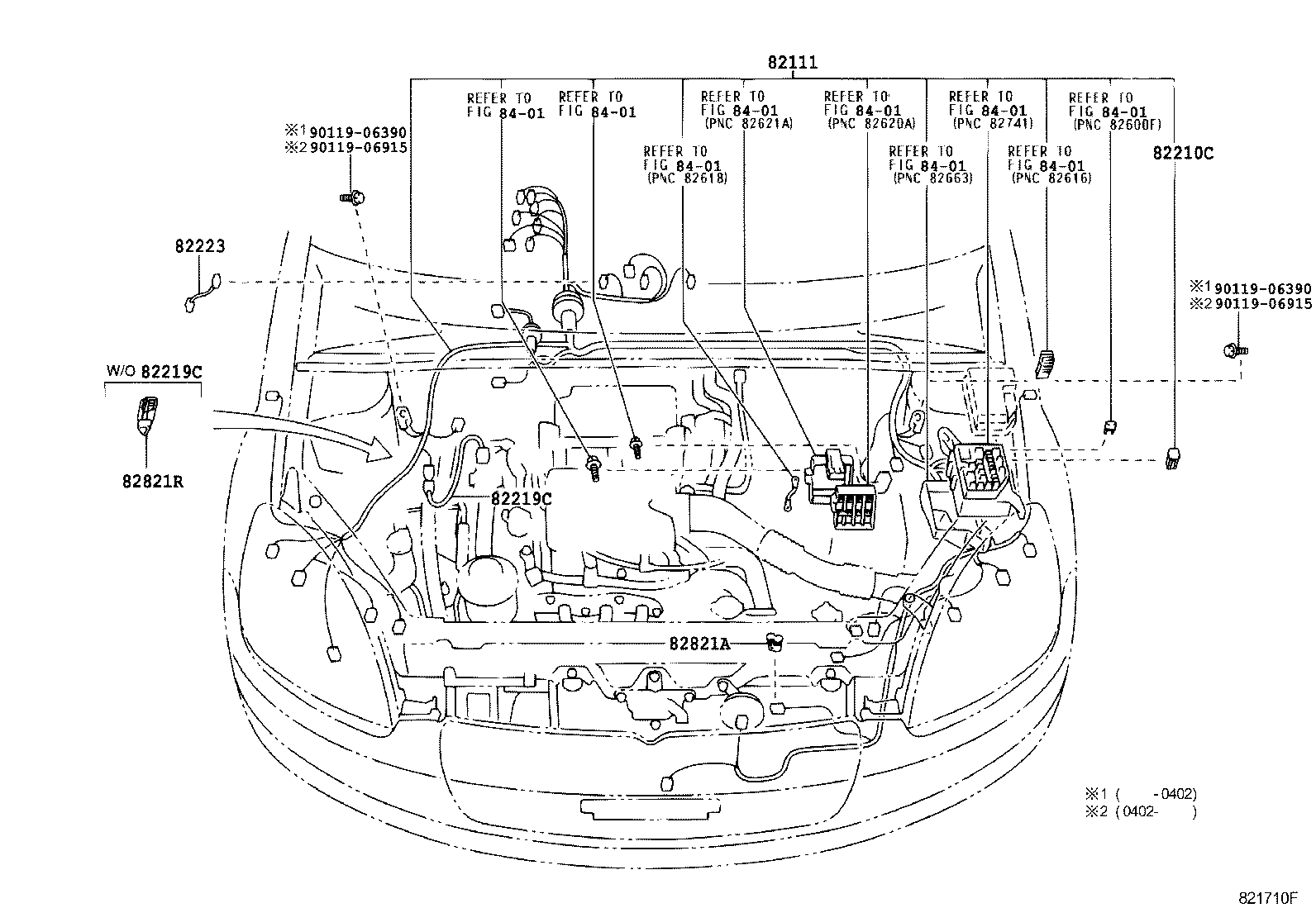 82122-52010 WIRE, ENGINE, NO.2 product image