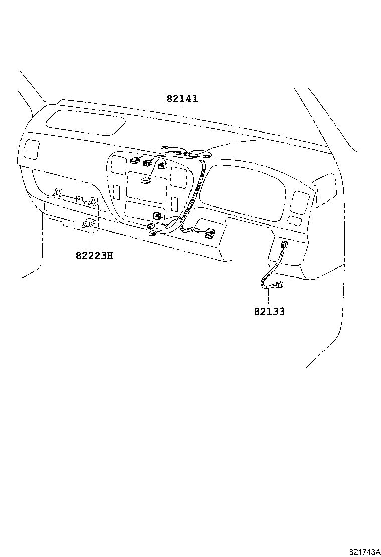 82124-27170 WIRE, ENGINE, NO.4 product image