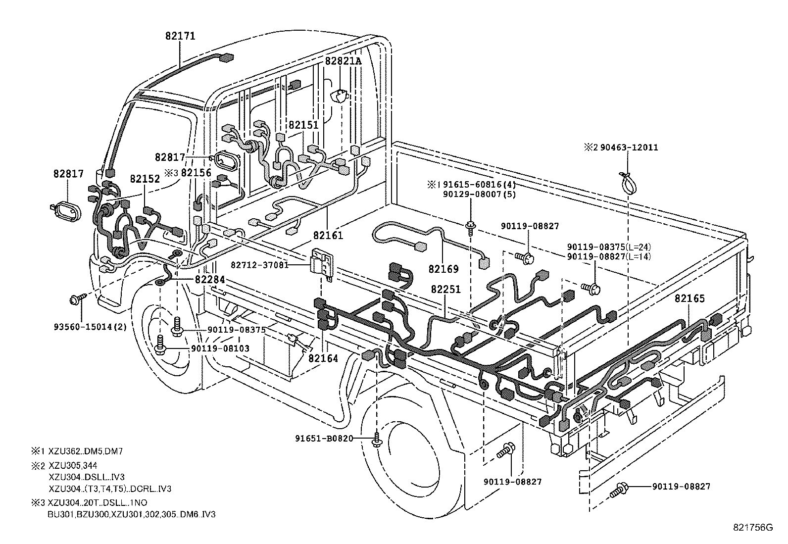 63189-37010 BRACKET, WIRING HARNESS CONNECTOR product image