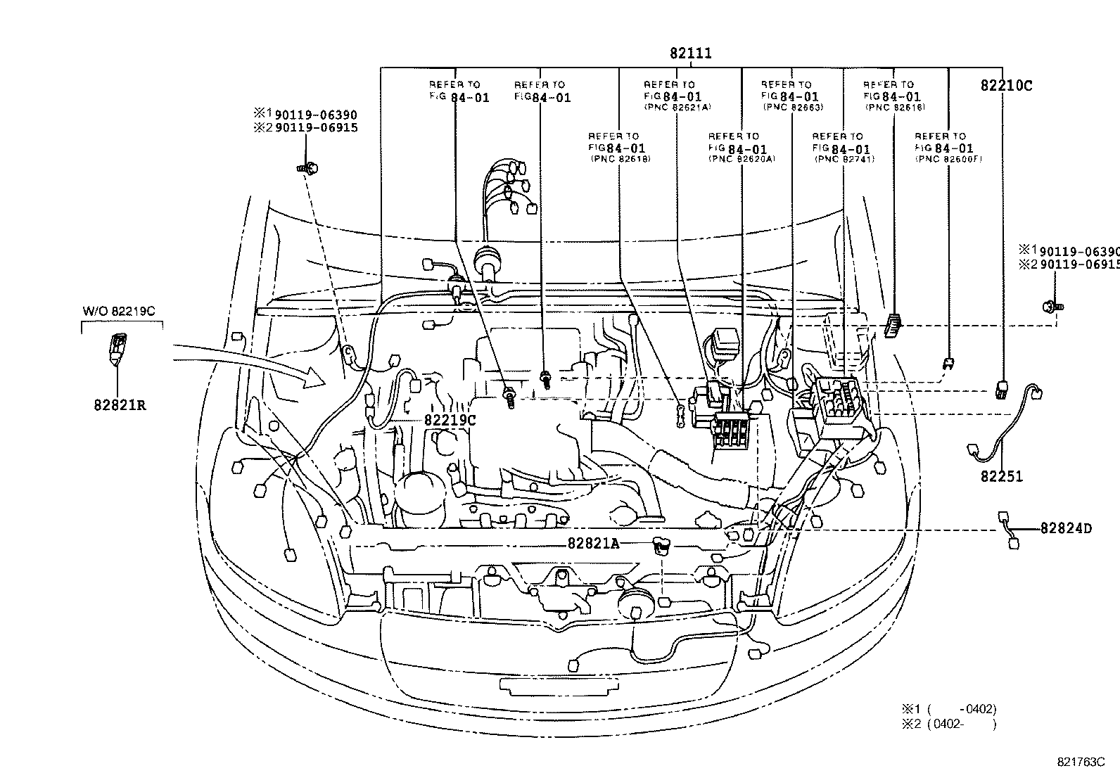 82111-52011 WIRE, ENGINE ROOM MAIN product image