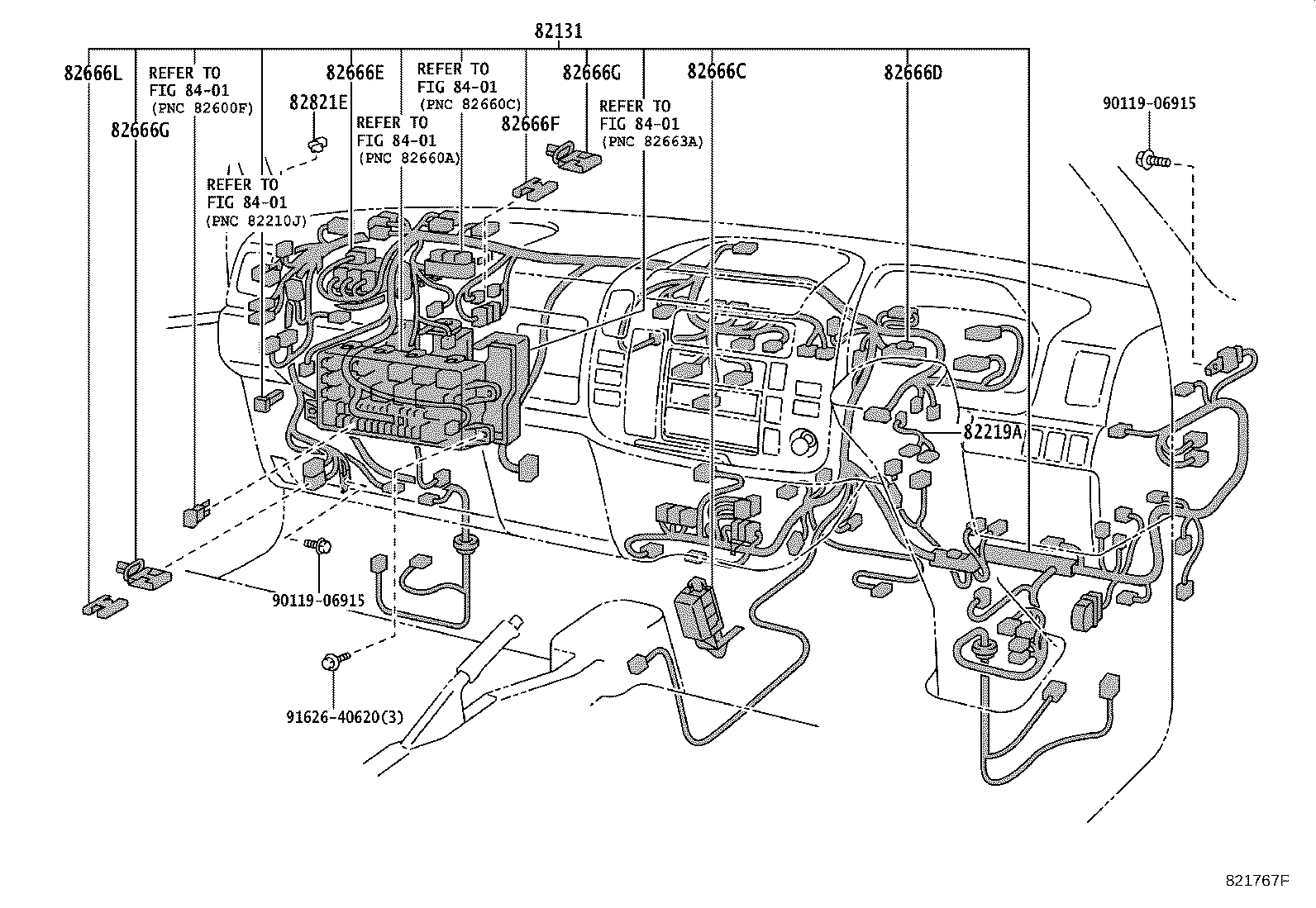 82124-37240 WIRE, ENGINE, NO.4 product image