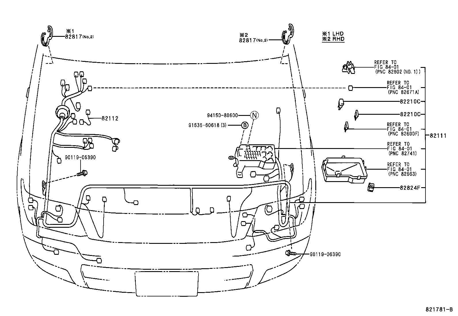 82817-35630 PROTECTOR, WIRING HARNESS, NO.1 product image