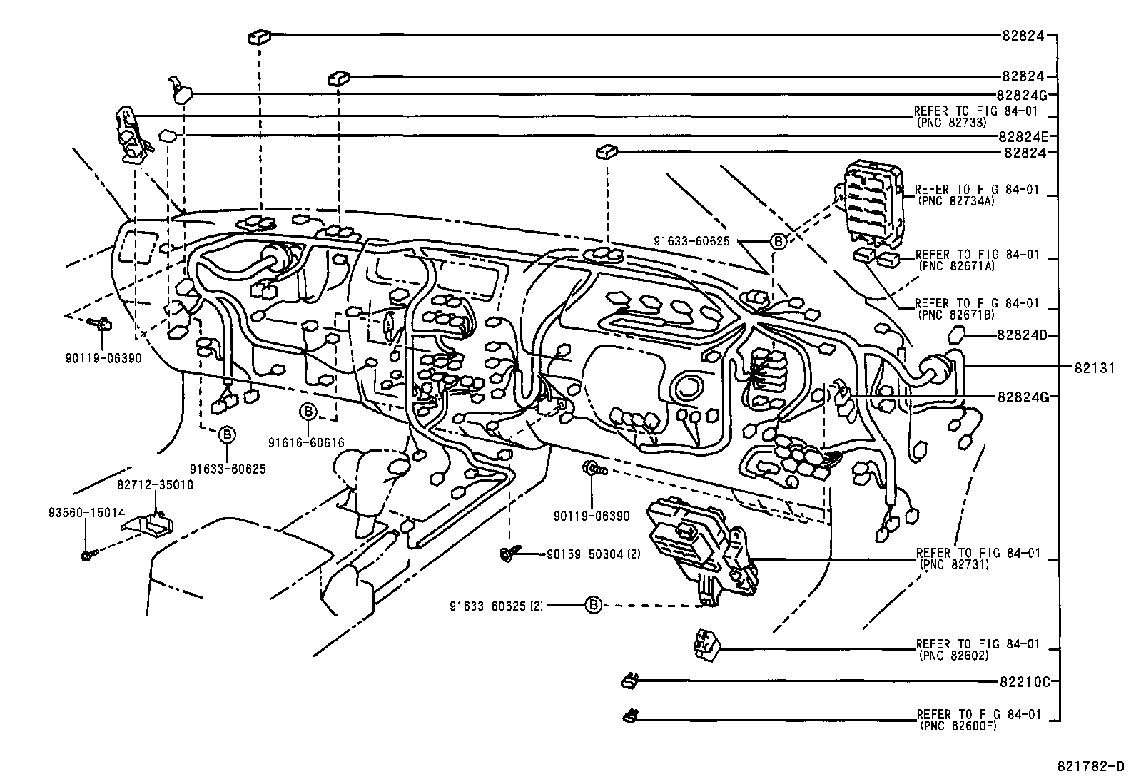 82817-35630 PROTECTOR, WIRING HARNESS, NO.1 product image